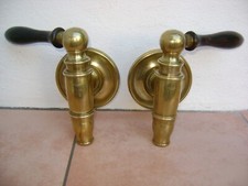 Ancienne paire de Robinets de baignoire du XVIIIème en état de fonction /3,840 k