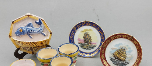 Lot objets miniatures - objets,