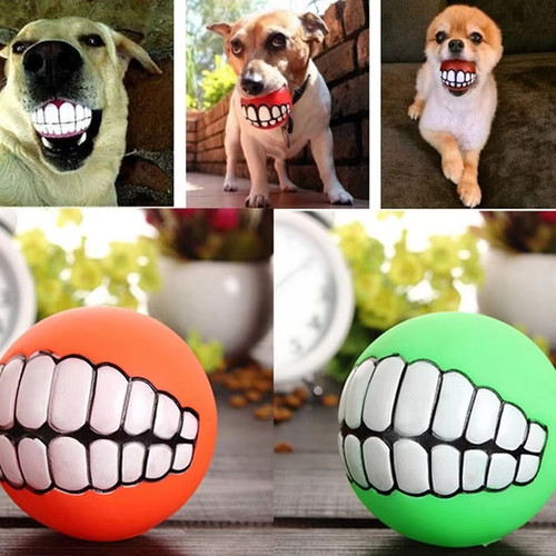 Balle silicone chiot chien - balle,