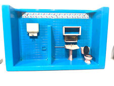 Antique Dollhouse Toy Dinette Vintage Bathroom and Toilet