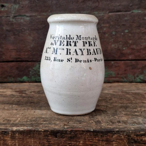 Pot moutarde véritable - à, «