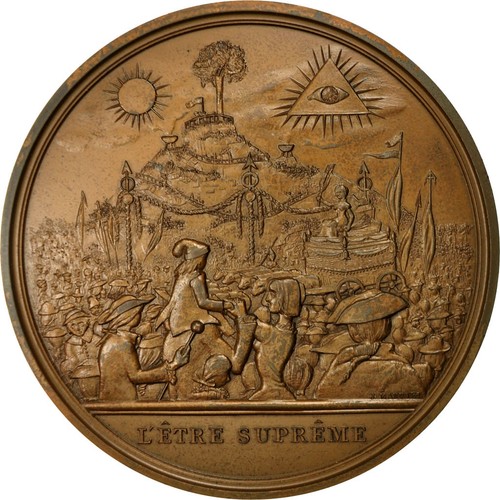 France médaille révolution - france,, médaille,