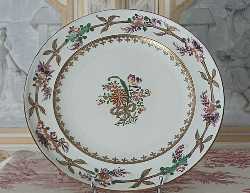 Assiette fleurs rouard paris - assiette,