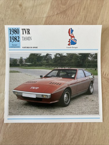 Tvr tasmin 1980 1982 carte - tvr, /