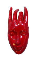 STATUE MAIN FIGURE PORTE BAGUE BIJOUX CÉRAMIQUE 