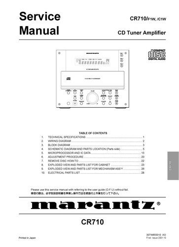 Service manuel instructions - service,