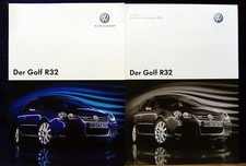 VW Golf 5 R32 R 32 brochure, 5.2007, with price list, with colors and upholstery