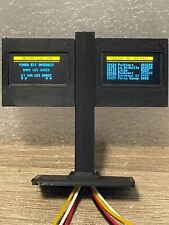 PANNEAU DOUBLE AFFICHAGE  ANNONCES GARE + ALIMENTATION - Modélisme Train HO