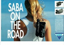 1991 Advertising 029 Advertising Saba Pro 8 Camcorders (2 Pages)