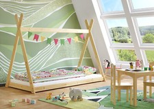 Lit bas tipi pour enfants, lit
