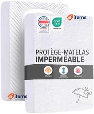 Protège-Matelas Dreamway 160x200cm Anti-Allergène Imperméable Durable 30cm