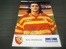 Anto Drobnjak Unsigned RC Lens Club autograph card