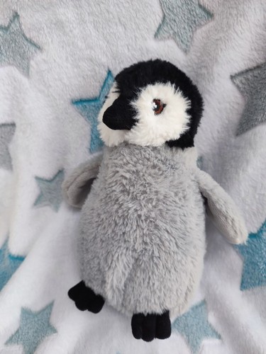 Peluche doudou pingouin 22cm - peluche,