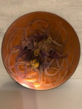 Assiette émaillée sur cuivre