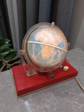 Lampe souvenir vintage soviétique globe de l'ère spatiale URSS Mid-Century...