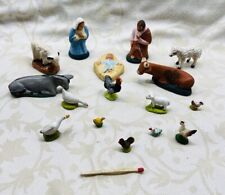 RELIGIOUS NATIVITY SCENE SANTON OLD HOLY FAMILY MARSEILLE PROVENCE DIVINEAU