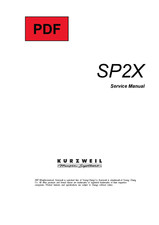 Kurzweil SP2X Service Manual with Electronic Schematics