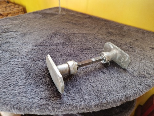 Paire poignée porte aluminium - paire,