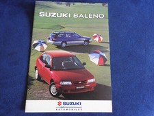catalogue suzuki  baleno 1998