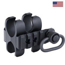 Montage rails picatinny latéraaux et attache sangle QD pour fusil à pompe