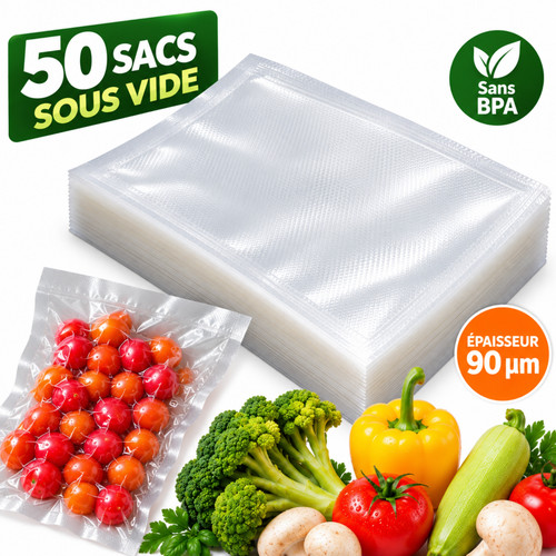 Sacs sous vide - sacs, gaufrés