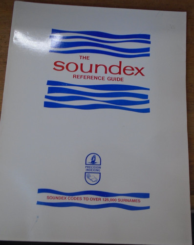 The soundex reference guide - soundex,