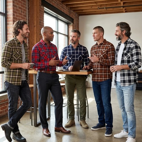 Chemise flanelle pour - en,