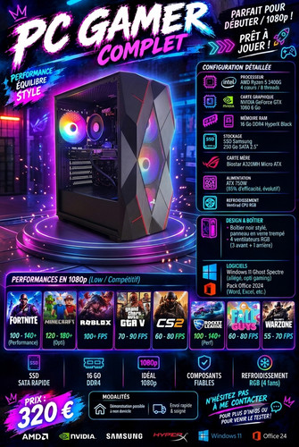 Gamer complet prêt à - &,