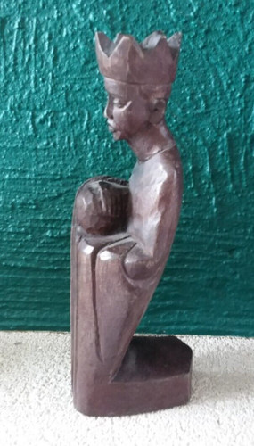 Ancienne statue vierge - ancienne, de