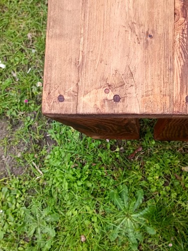 Banc bois massif sur - en,
