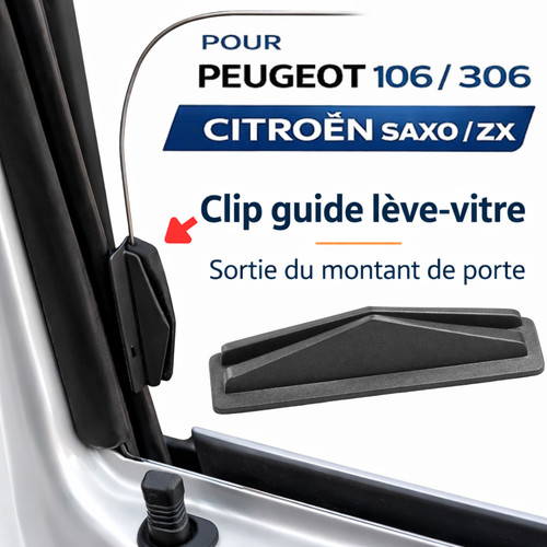 Clips guide vitre - 2,