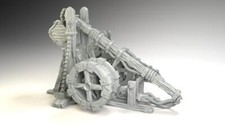 /9th Age 3D Printing Kingdom of Equitaine/Breton Tribuchet 3 + Servants