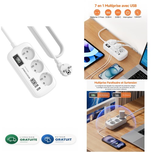 Multiprise prises usb - multiprise,