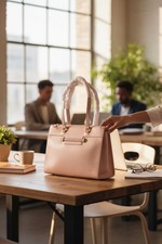 Sac à Main Femme Rose Poudré