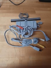Nintendo Wii Accessories: Power Adapter, Sensor Bar & A-V Cable. Good Condition.