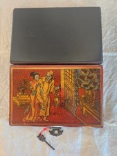 Coffret bois laqué chinois