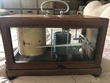 Barographe Ancien Bois avec 9