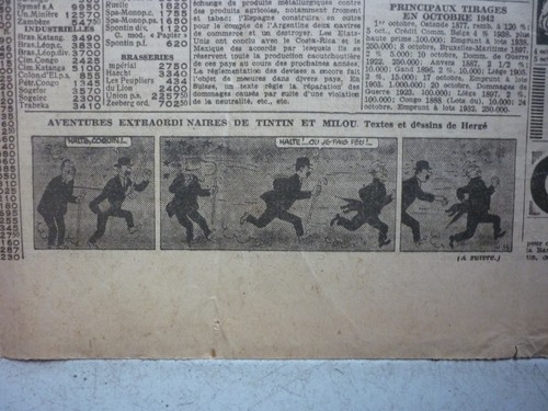 Tintin journal soir num - , le