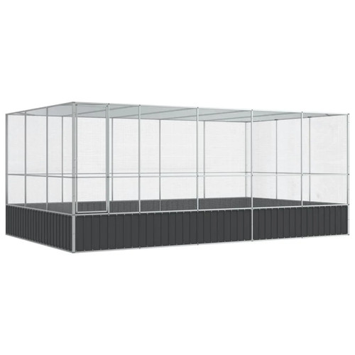 Volière cage oiseaux avec - oiseaux,
