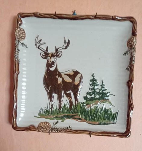 Assiette plat rectangulaire - assiette/plat, en