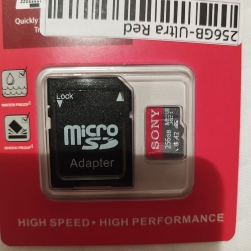 Micro carde sony 256gb - sd,