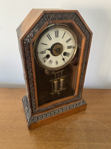 Ancienne pendule cheminée - pendule, a