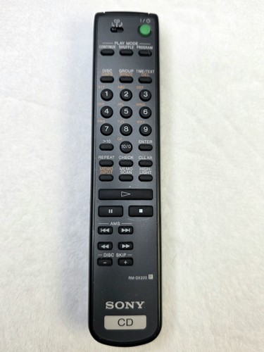 Sony dx220 remote - rm-dx220, control