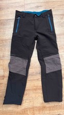Quechua ski snow waterproof pants black youth/kids insulated age 14 years