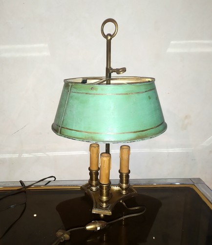 Ancienne lampe bouillotte - bouillotte, tole