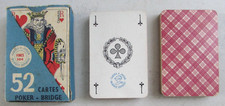 Antique 52 Playing Card (+3 Jokers) Poker Set - Bridge Fines 504 Complete