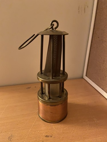 Ancien lampe mineur - de,