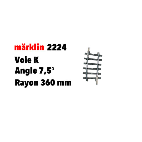 Rail courbe voie k - rail,