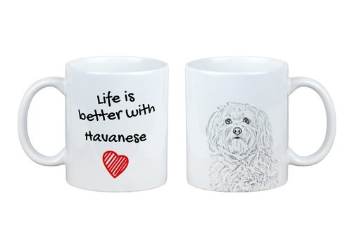 Bichon havanais mug avec le - bichon,
