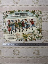 Chromos Advertising Images Chocolate Antique 1900s Sport D Winter Snow